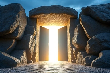 Symbolic gateway to civil service success and clarity