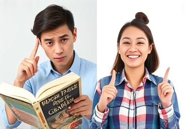 Transition from English grammar confusion to confident speaking.