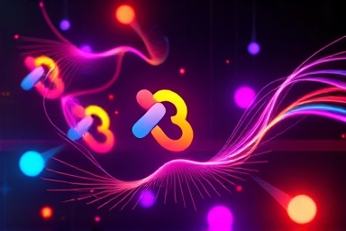 Abstract 3D art representing blender software possibilities