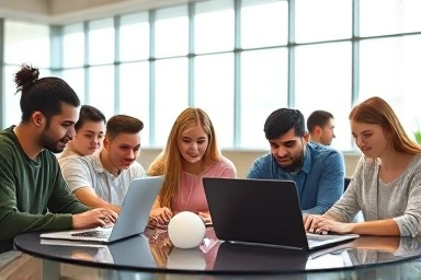 People learning blog monetization with AI tools