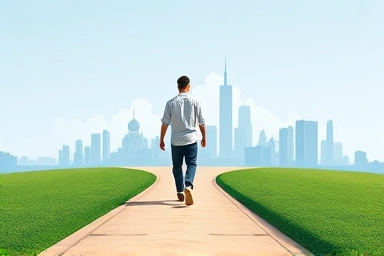 Person on career path to Canada immigration