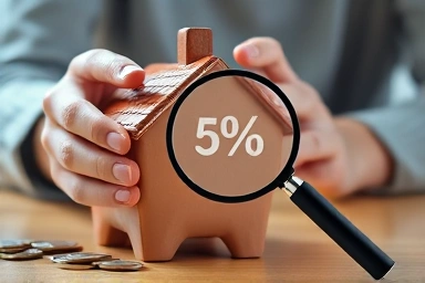 Hands saving money in piggy bank for long-term financial security
