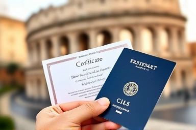 Italian passport and CILS certificate