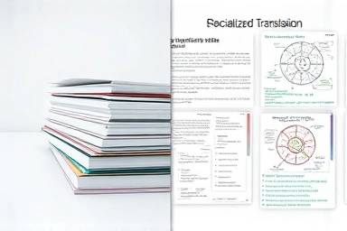 Basic paper translation vs. advanced specialized translation visuals.