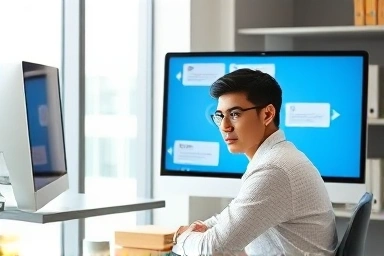 Non-IT person achieving IT certification via online learning.