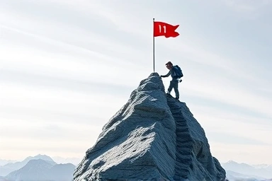 Symbolic representation of achieving accounting certification goal