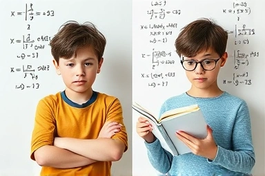 Math error notebook transforming confusion into confidence and skill.