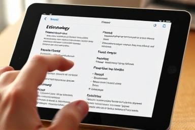 Interactive online dictionary interface for learning.