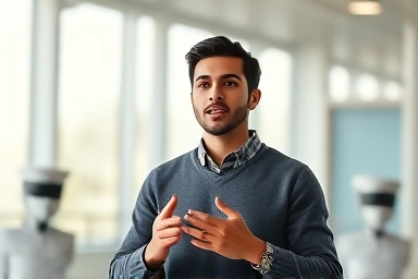 Confident speaker achieving OPIC AL with personal story.