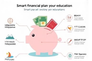 Infographic on saving money for Philippines English study abroad.