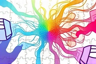 Abstract puzzle representing problem-solving and clarity