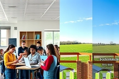 Bridging educational gaps between urban and rural students.
