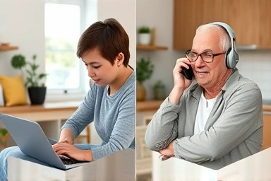 Online therapy options: text and voice counseling