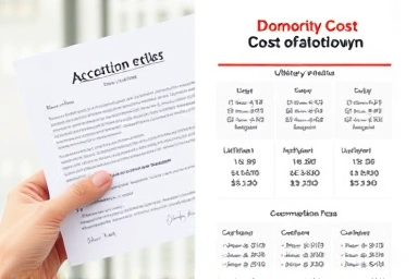 University dormitory cost breakdown infographic.
