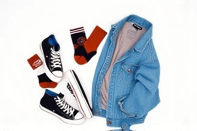 Converse Chuck 70 High-top style, fashion flat lay, iconic sneakers
