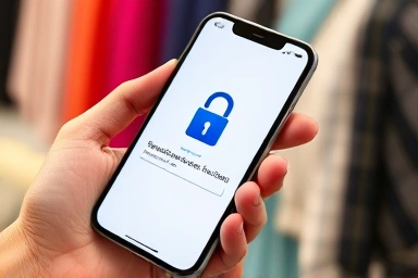 Smartphone secure transaction confirmation for fashion shopping