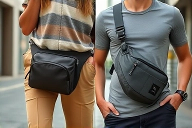 Hip sack vs sling bag, fashion choice for modern life.