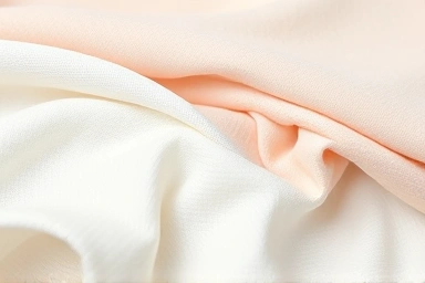 Close-up of soft, luxurious homewear fabric textures.