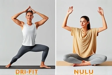 Nike yoga apparel performance comparison: Dri-FIT vs Nulu