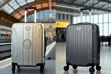 Luxury luggage comparison: vintage aluminum vs modern polycarbonate