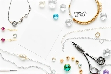 DIY jewelry making with Swarovski crystals and tools