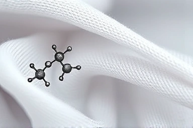 Fabric fibers with neutralized odor molecules.