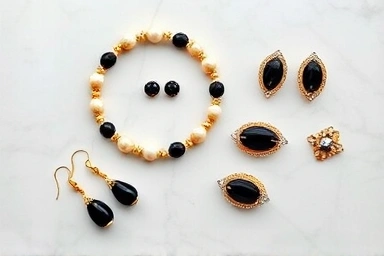 Collection of Van Cleef & Arpels Alhambra jewelry pieces