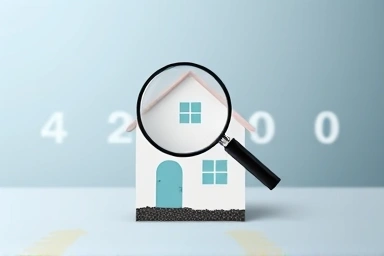 Symbolic image of property valuation for tax assessment.