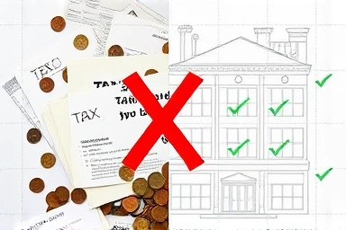 Contrast between unmanaged and strategically designed commercial property tax structures.
