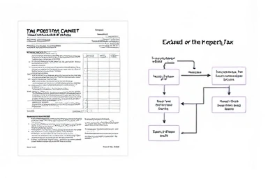 Simplified steps for property tax payment extension and installment plan.