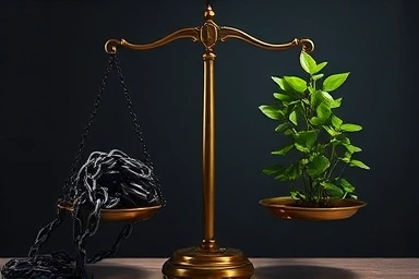 Transforming debt chains into growing equity plants