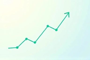 Abstract upward trend graphic representing business growth and tax advantages.