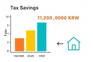 Tax savings infographic, housing subscription benefits, income tax deduction