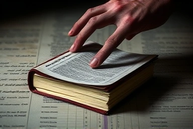 Symbolic image of tax debt burden and consequences.