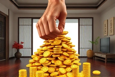 Symbolic relief from inheritance tax burden with long-term installments.
