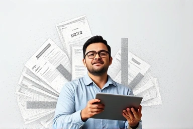 Digital transformation of tax management from paper to tablet interface.