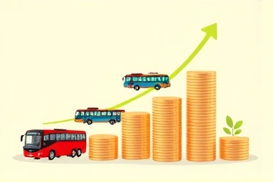 Financial growth from public transport tax deduction