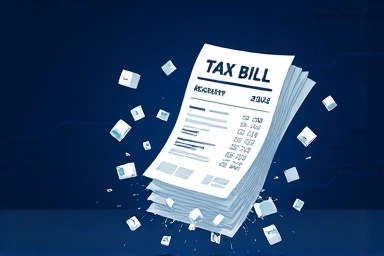 Exploding tax bill symbolizing recognized bonus financial burden.