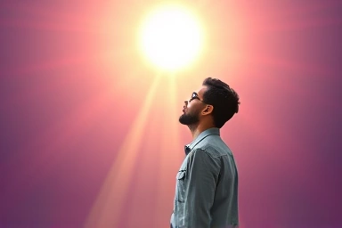 Self-employed person embracing financial security and tax benefits.