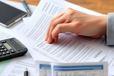Tax document organization, financial planning, business receipts