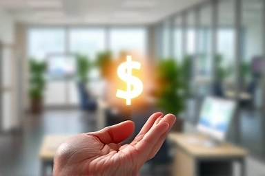 Glowing tax point symbol representing hidden financial rewards
