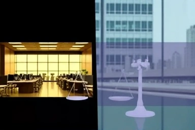 Symbolic visual of business income split between taxable and tax-exempt.