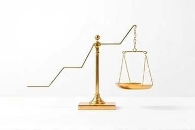 Financial growth and stability symbols