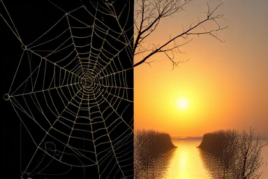 Symbolic representation of complex vs. simplified insurance coverage.