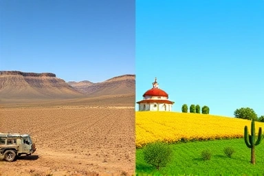 Contrast of low vs. high investment returns for retirement.