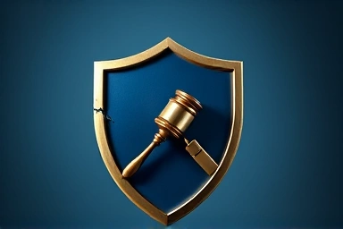 Symbolic shield of legal protection weakening over time.