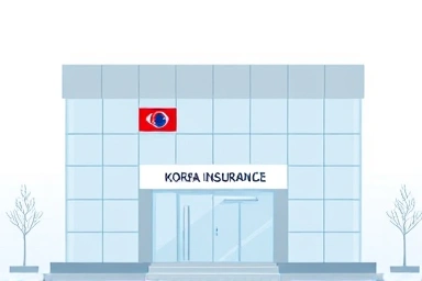 Modern Korean insurance association building symbolizing transparency.