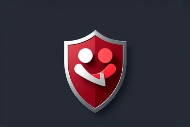 Symbolic shield protecting family from health risks.