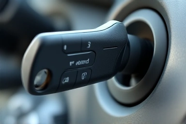 Car key in ignition, symbolizing immediate car access.