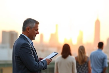 Financial advisor guiding people towards a secure future.